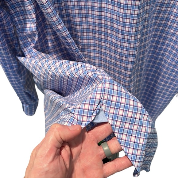 Polo Ralph Lauren 2XLT poplin plaid shirt with spread collar - Picture 6 of 10